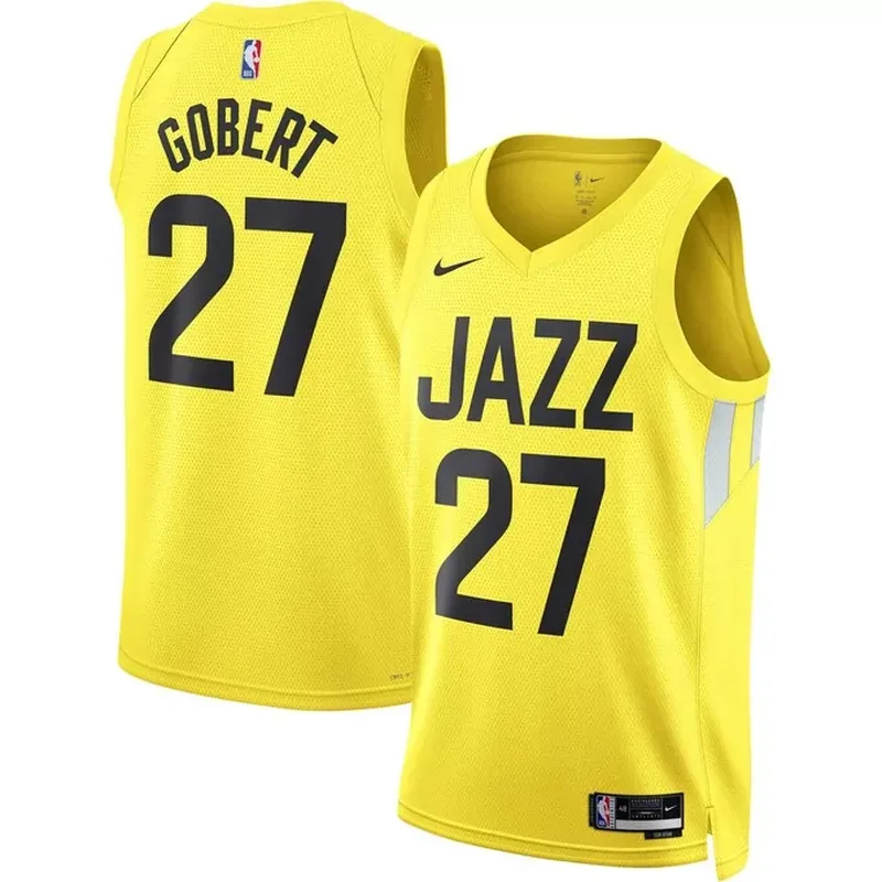 Rudy Gobert Utah Jazz Unisex Jersey Icon Edition Gold