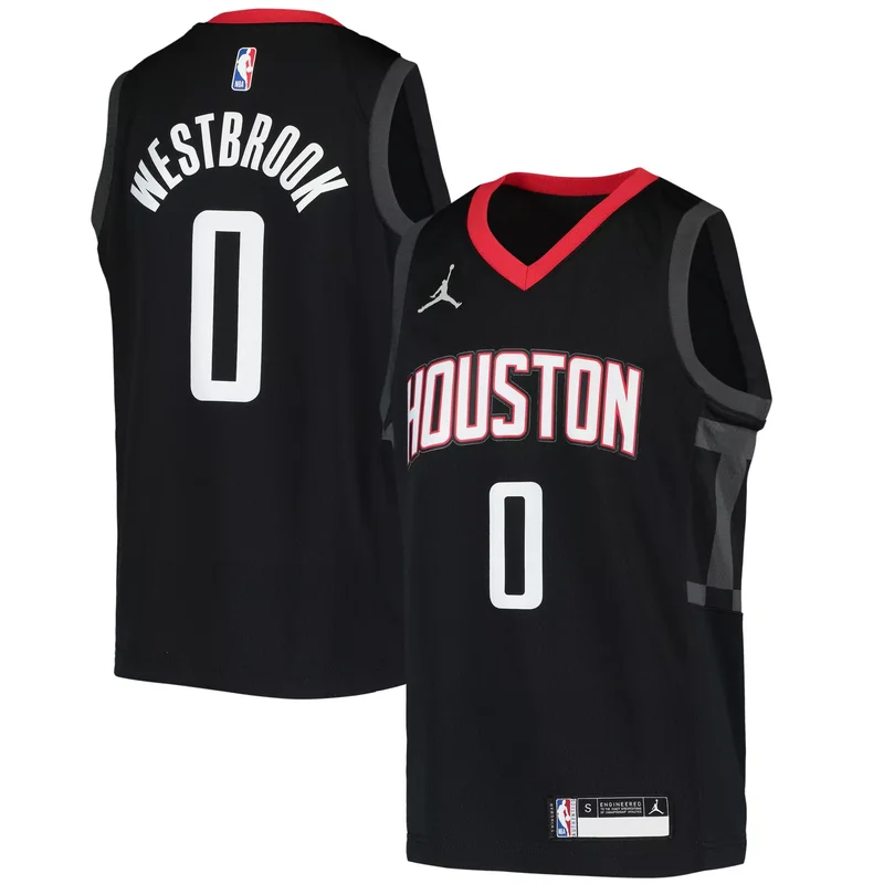 Russell Westbrook Houston Rockets 2020/21 Player Jersey - Black - Statement Edition NBA
