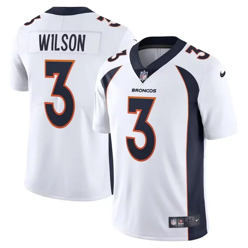 Russell Wilson Denver Broncos Team Vapor Jersey White