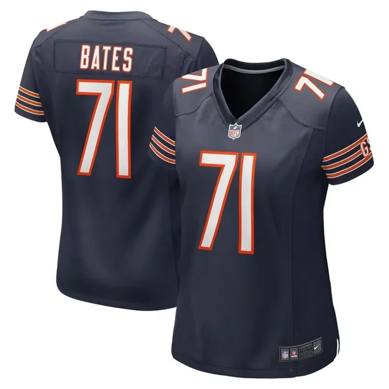 Ryan Bates Chicago Bears Womens Game Jersey Navy