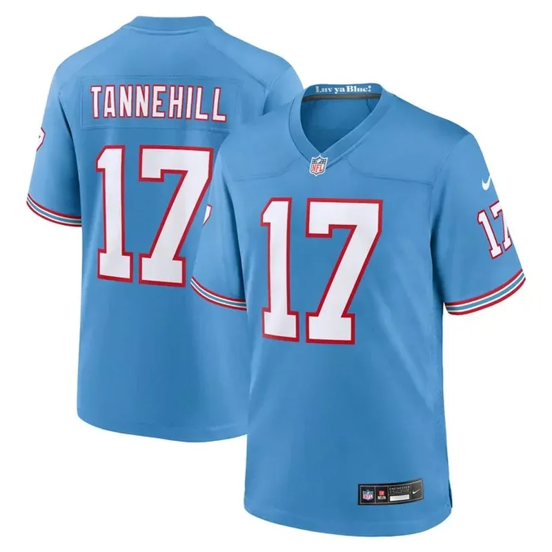 Ryan Tannehill Tennessee Titans Game Jersey Light Blue