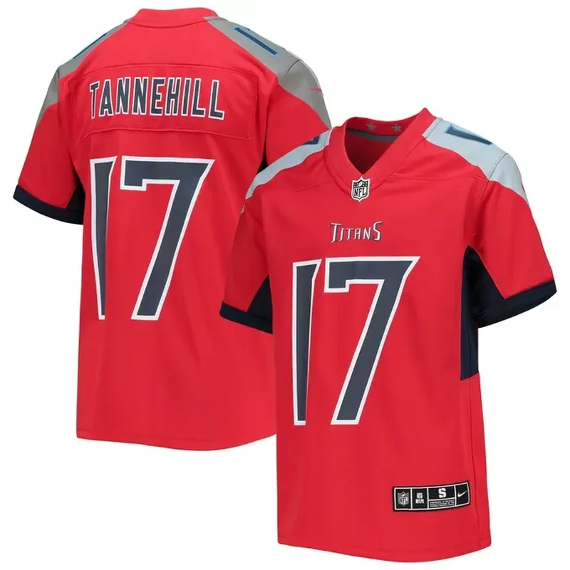 Ryan Tannehill Tennessee Titans Game Jersey Light Blue - Image 3