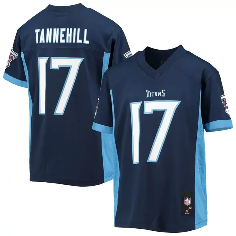 Ryan Tannehill Tennessee Titans Player Jersey Navy