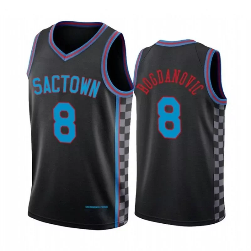Sacramento Kings Jason Williams #55 2020 NBA New Arrival Indigo Jersey - Image 5