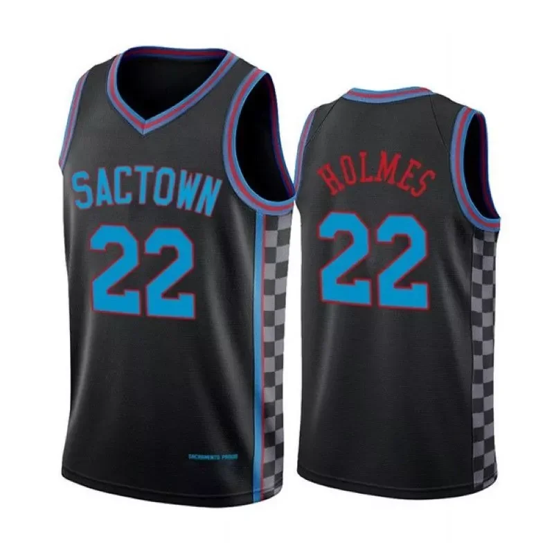 Sacramento Kings Deaaron Fox #5 NBA 2020 New Arrival Black Jersey - Image 4