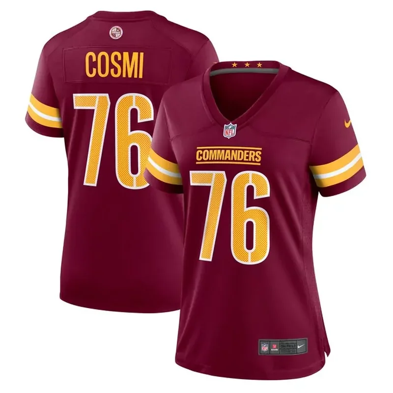 Sam Cosmi Washington Commanders Womens Game Jersey Burgundy