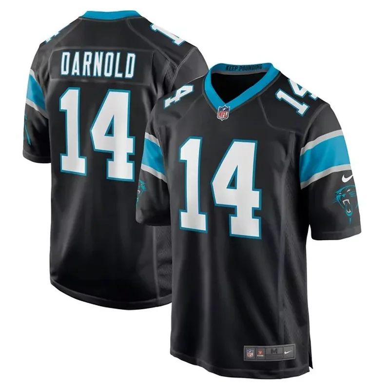 Sam Darnold Carolina Panthers Game Player Jersey Black