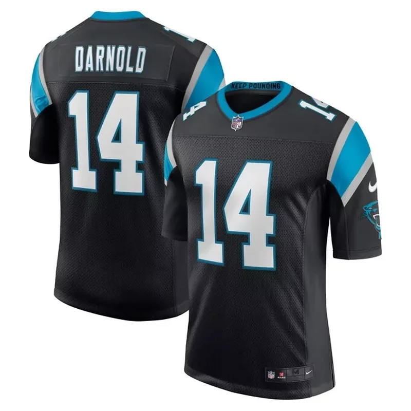 Carolina Panthers Classic Elite Custom Jersey Blue - Image 3