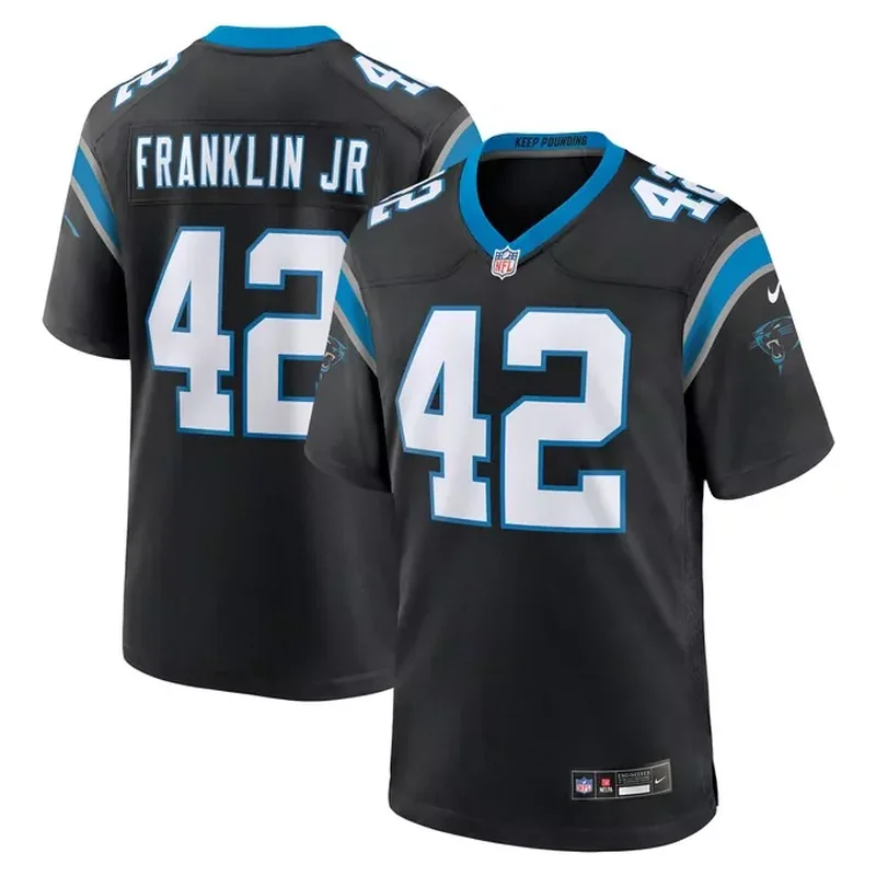 Kevin Greene Carolina Panthers Womens Game Retired Player Jersey Black - Image 4
