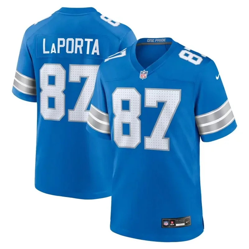Amon-Ra St Brown Detroit Lions Game Jersey White - Image 2