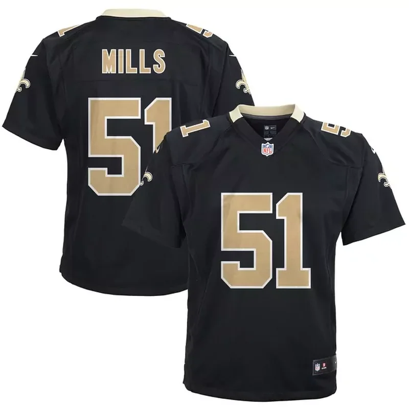 Derek Carr New Orleans Saints Alternate Game Jersey White - Image 5