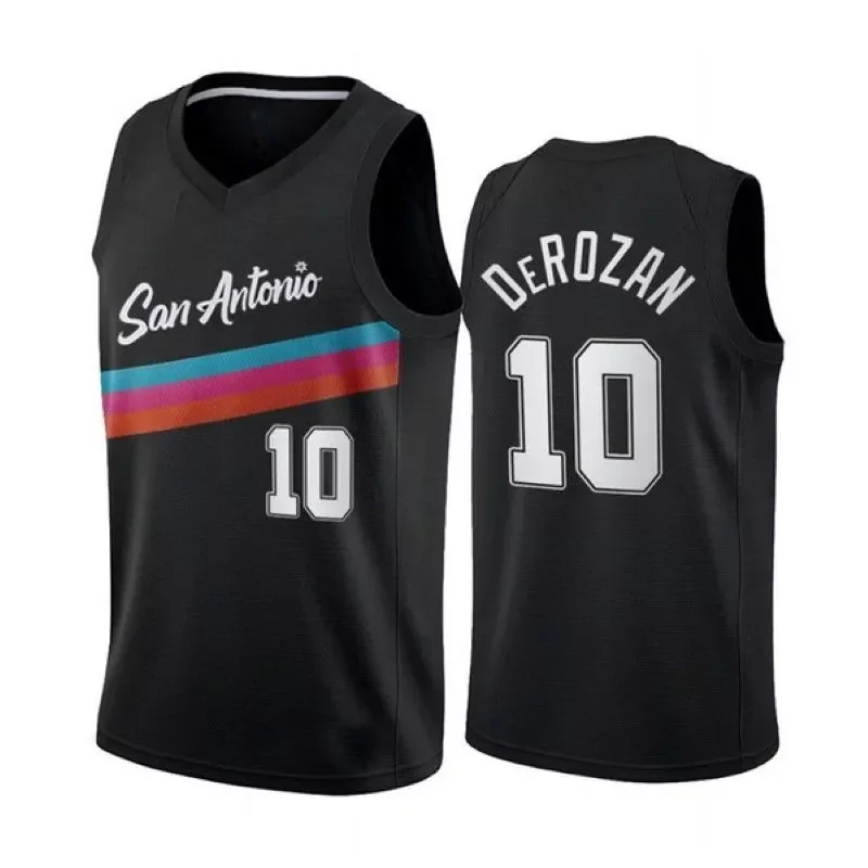 San Antonio Spurs Demar Derozan #10 NBA 2020 New Arrival Black Jersey