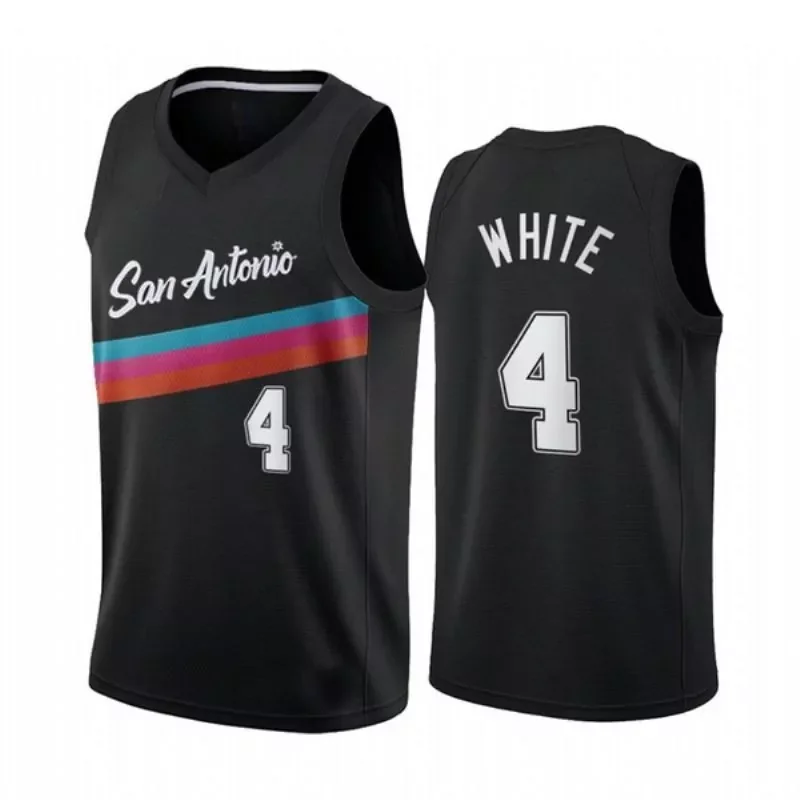 San Antonio Spurs Bryn Forbes #11 2020 NBA New Arrival Black Jersey - Image 2