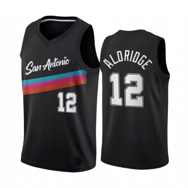 San Antonio Spurs Demar Derozan #10 NBA 2020 New Arrival Black Jersey - Image 4