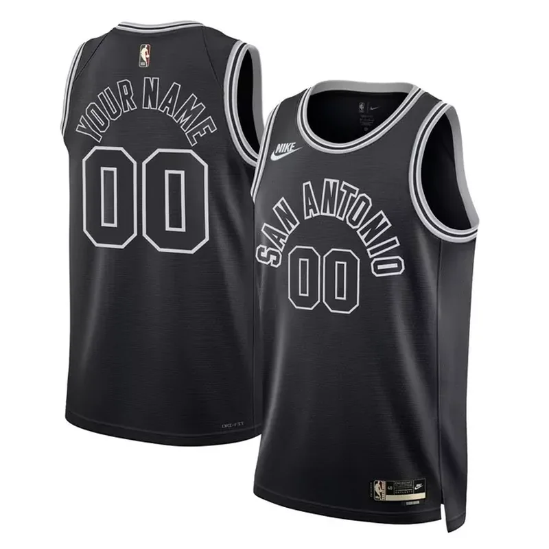 Tony Parker San Antonio Spurs Unisex Hall of Fame Class of 2023 Throwback Jersey Gray - Image 3