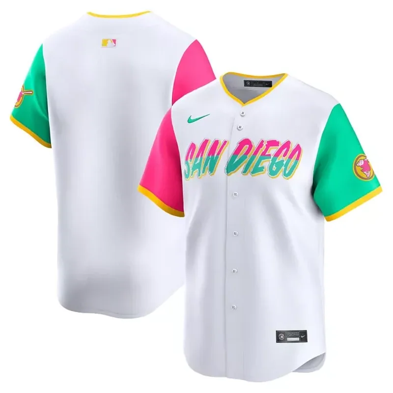 San Diego Padres Infant Home Game Jersey White - Image 5