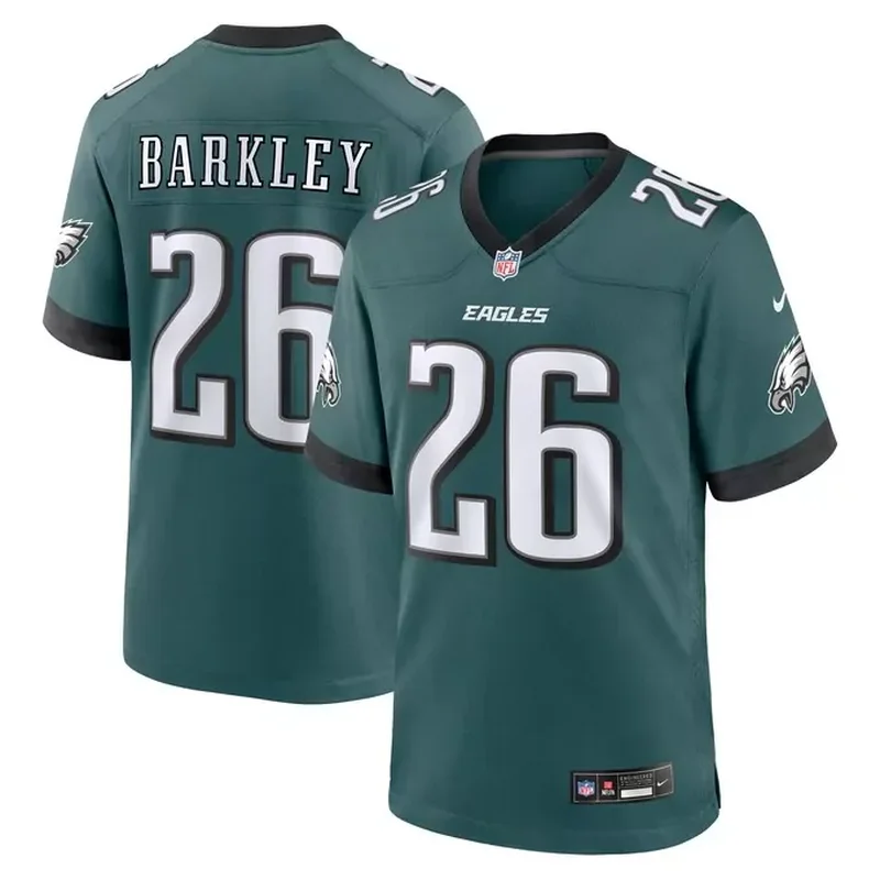 Jason Kelce Philadelphia Eagles Game Jersey Midnight Green - Image 5