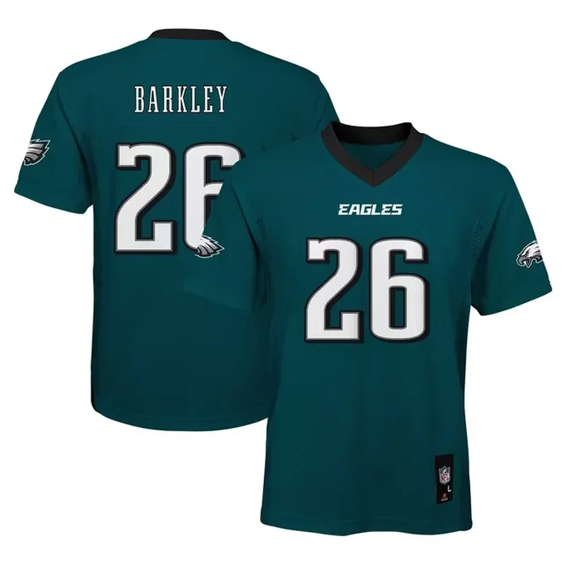Saquon Barkley Philadelphia Eagles Player Jersey Midnight Green