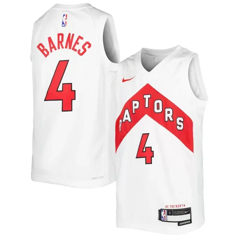 Immanuel Quickley Toronto Raptors Fast Break Player Jersey Icon Edition Red - Image 4