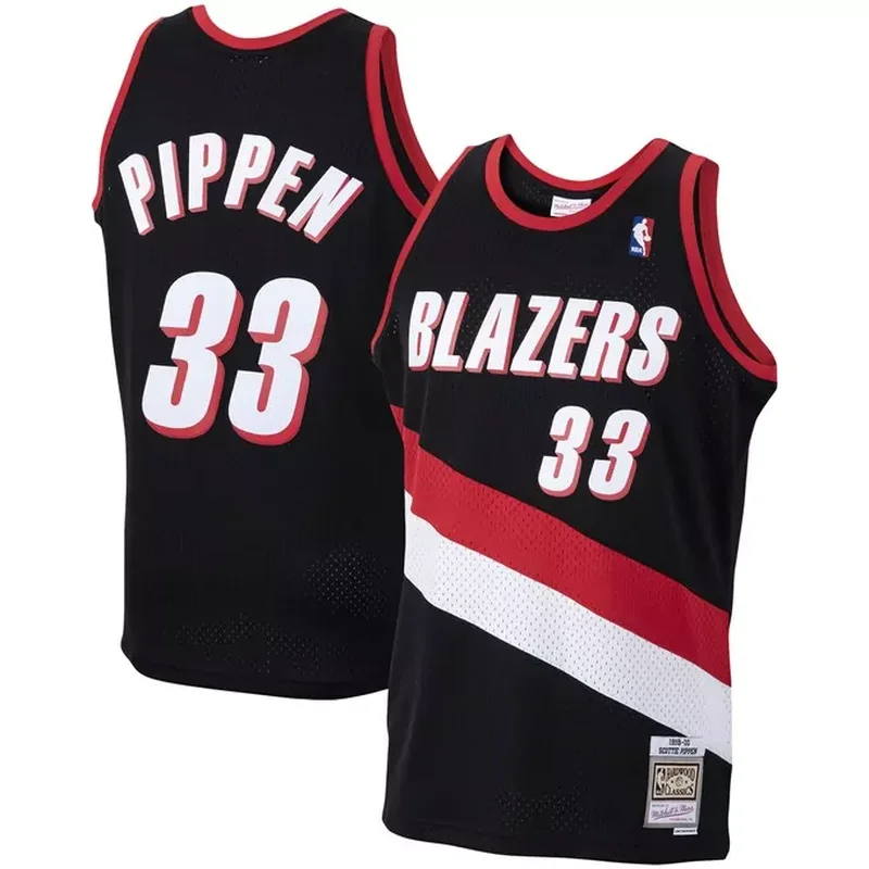 Scottie Pippen Portland Trail Blazers 1999/00 Classics Jersey Black