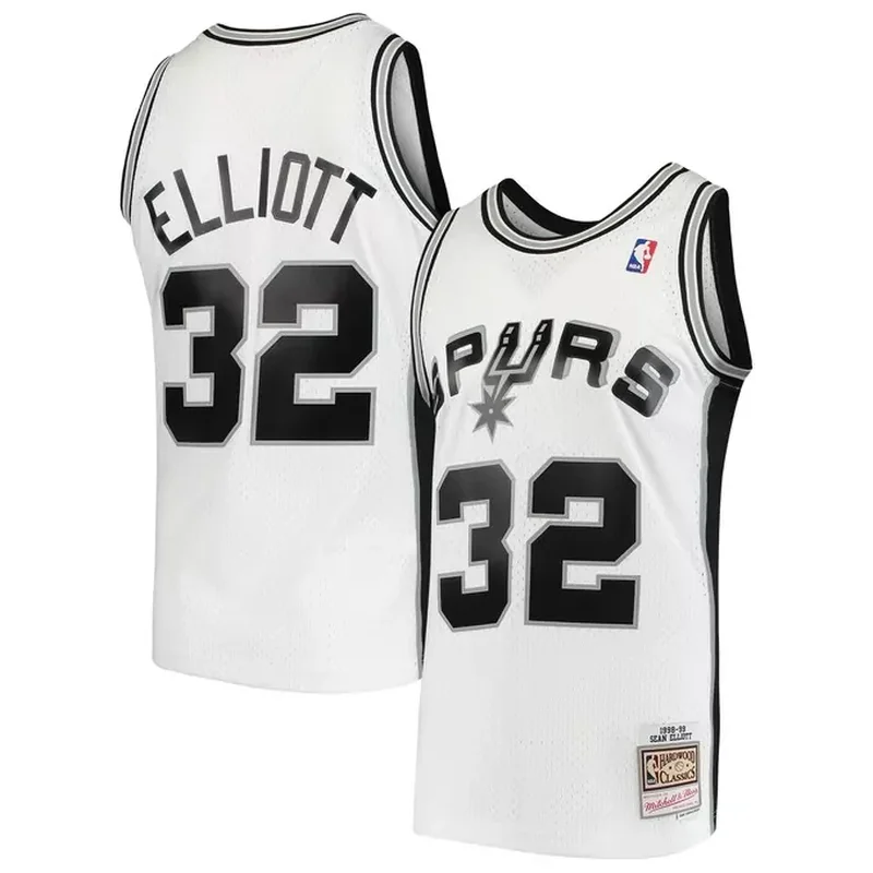 Tony Parker San Antonio Spurs Unisex Hall of Fame Class of 2023 Throwback Jersey Gray - Image 5
