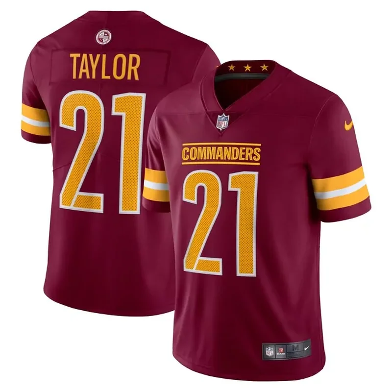 Sean Taylor Washington Commanders Retired Player Game Jersey Burgundy - Image 2