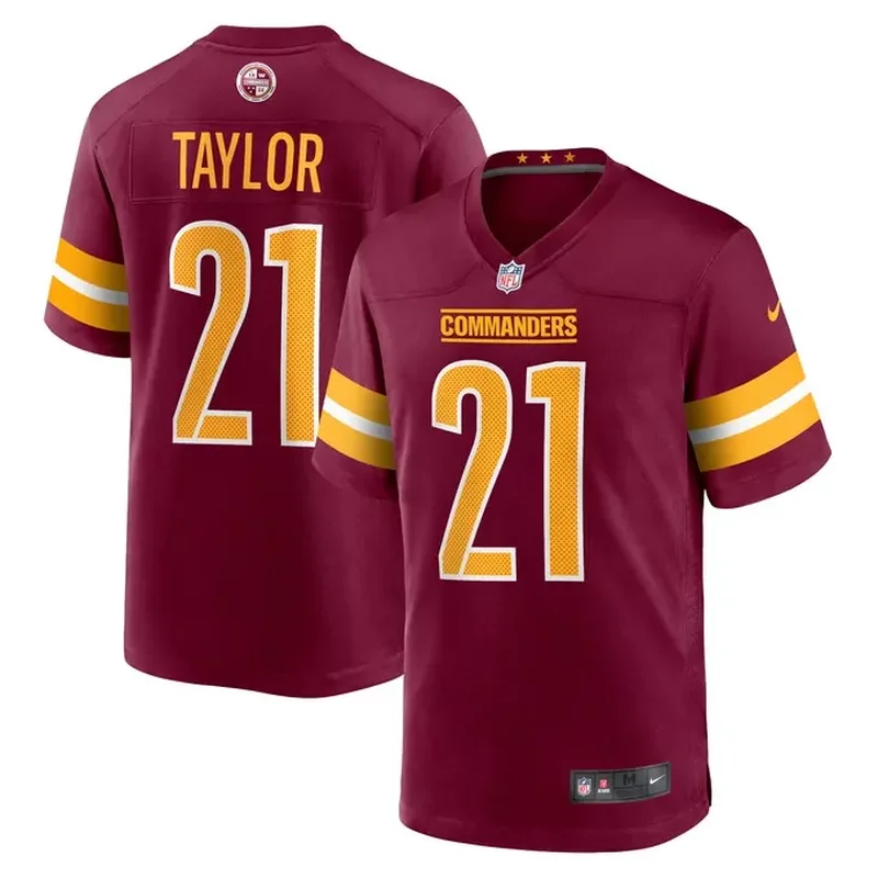 Sean Taylor Washington Commanders Retired Player Game Jersey Burgundy