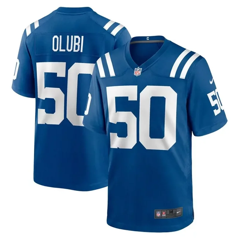 Kylen Granson Indianapolis Colts Game Jersey Royal - Image 4