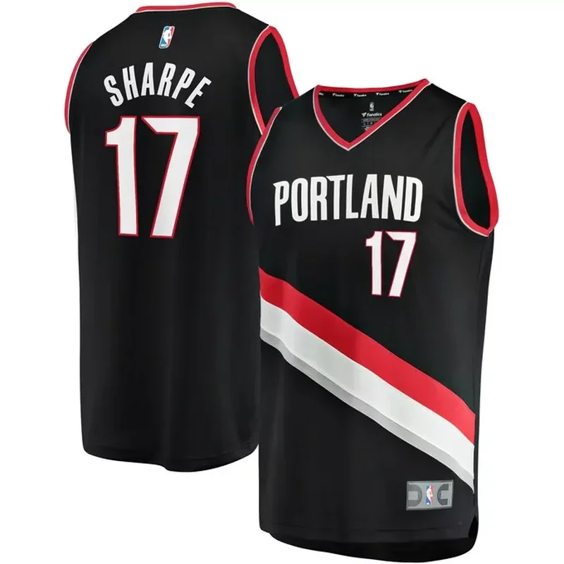 Shaedon Sharpe Portland Trail Blazers Fast Break Player Jersey Icon Edition Black
