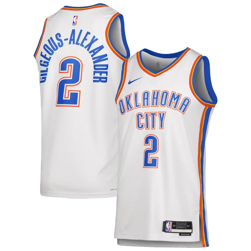 Aaron Wiggins Oklahoma City Thunder 2021/22 Fast Break Jersey - Icon Edition - Blue NBA - Image 5