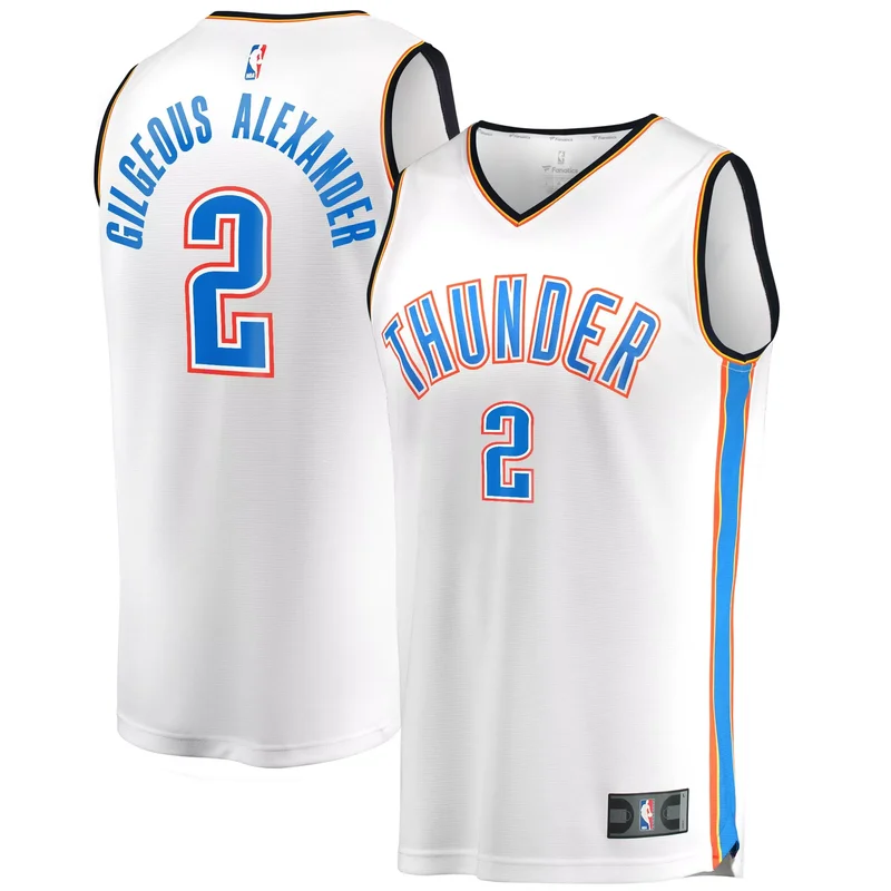 Jeremiah Robinson-earl Oklahoma City Thunder 2021/22 Fast Break Jersey - Icon Edition - Blue NBA - Image 4