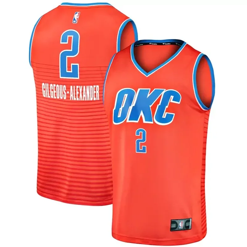 Russell Westbrook Oklahoma City Thunder Player Jersey Icon Edition Blue - Image 3