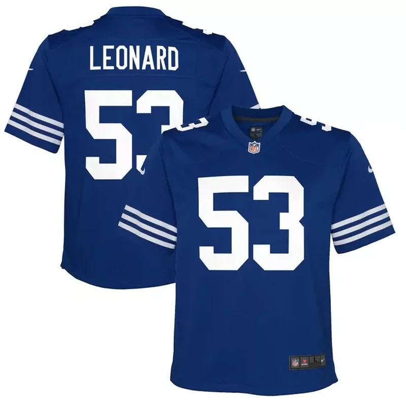 Shaquille Leonard Indianapolis Colts Game Jersey Royal
