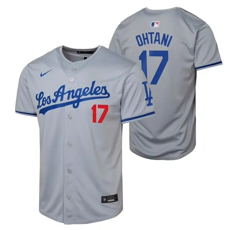 Shohei Ohtani Los Angeles Dodgers Road Jersey â€“ Gray
