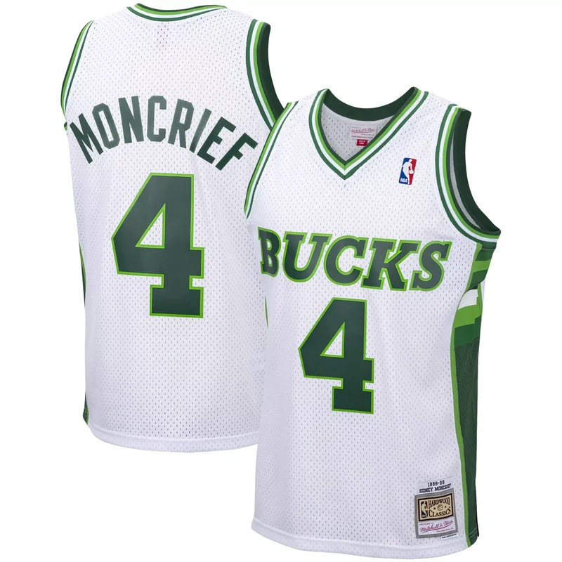 Milwaukee Bucks Rodney Hood #5 NBA Basketball City White Jersey Bucks Fans - Image 5