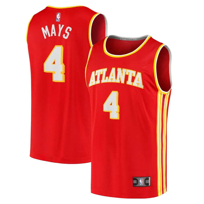 Skylar Mays Atlanta Hawks 2021/22 Fast Break Jersey - Icon Edition - Red NBA
