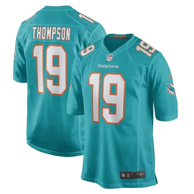 Skylar Thompson Miami Dolphins Game Player Jersey Aqua