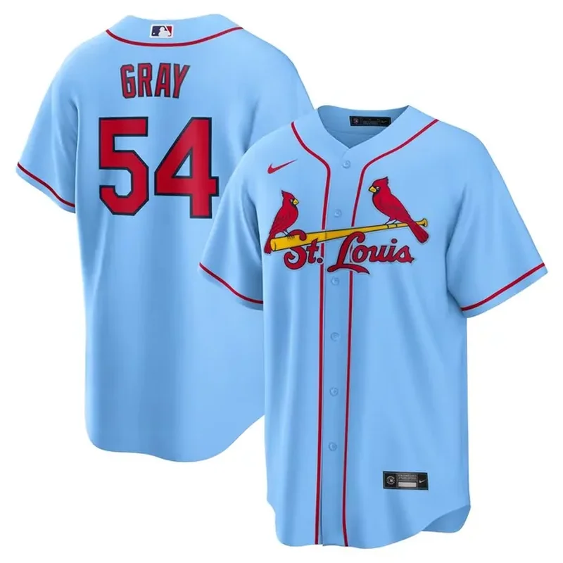 Sonny Gray St Louis Cardinals Alternate Jersey Light Blue