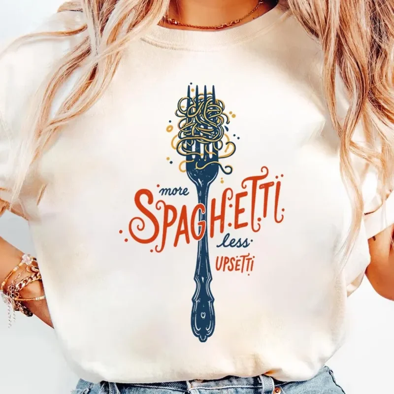 Spaghetti Funny Food Shirts Foodie Humor T-Shirt Hoodie Sweater Saying Silly Retro Graphic Pasta