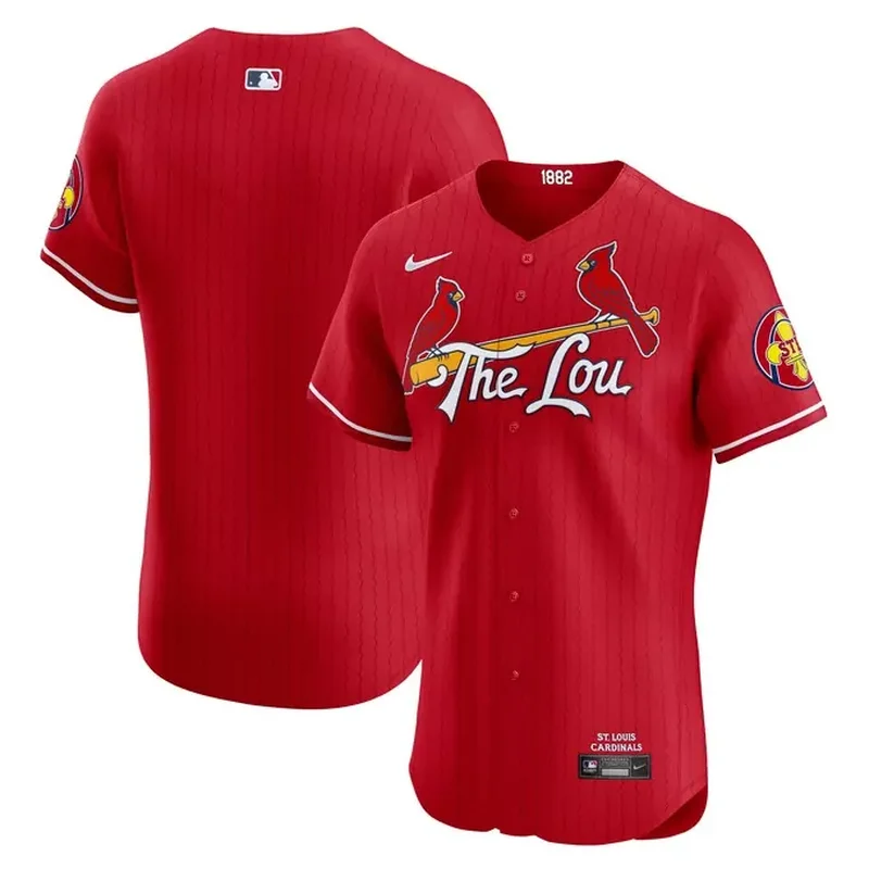 St Louis Cardinals 2024 City Connect Elite Jersey Red