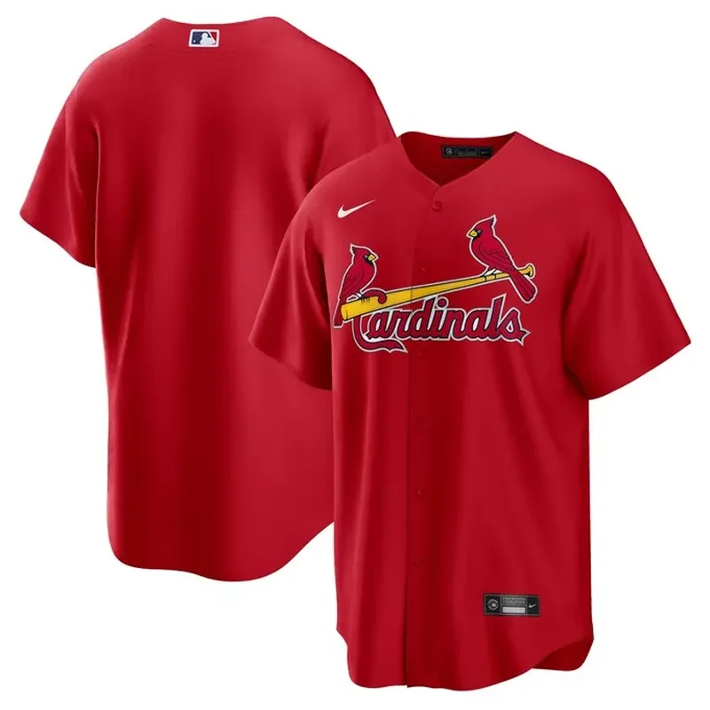 St Louis Cardinals Home Blank Jersey White - Image 3