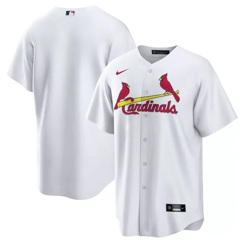 St Louis Cardinals Home Blank Jersey White