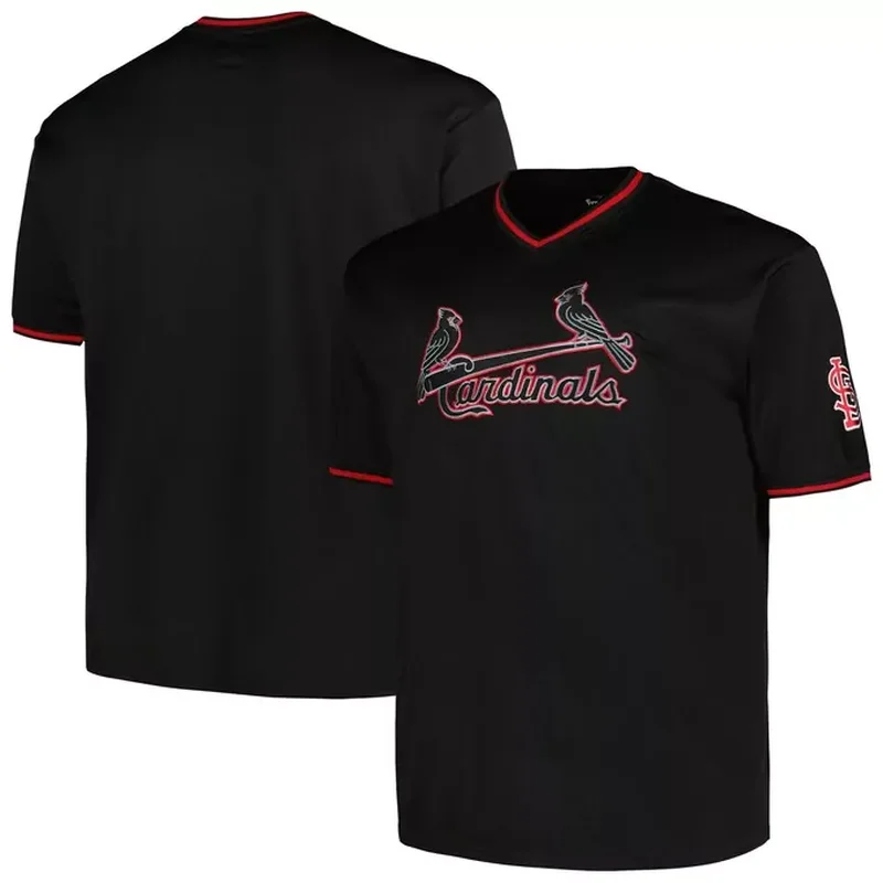 St Louis Cardinals Profile Pop Fashion Jersey Black