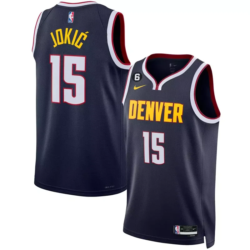 Statement Bruce Brown Denver Nuggets 6 Patch Collection Jersey All Stitched - Image 5