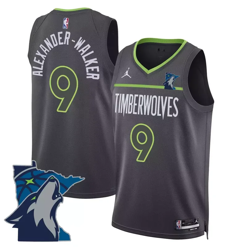 Statement Jaden Mcdaniels Minnesota Timberwolves Swingman Jersey Minnesota Patch All Stitched - Image 2