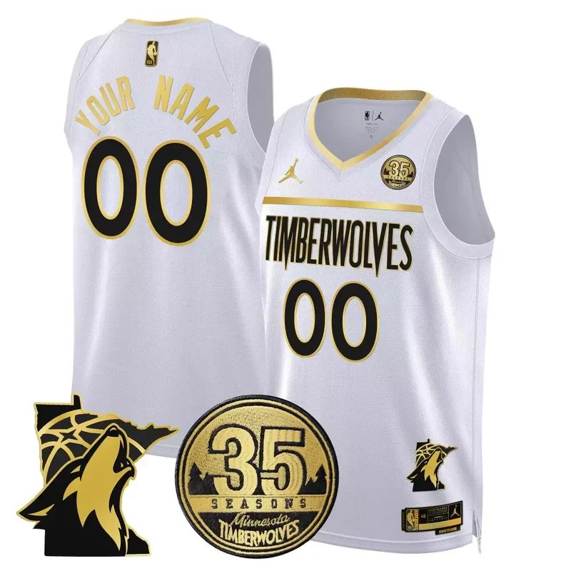 Statement Jaden Mcdaniels Timberwolves 35th Season Minnesota Patch Swingman Jersey All Stitched - Image 3