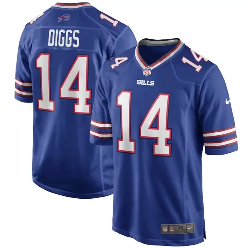 James Cook Buffalo Bills Alternate Game Jersey Red - Image 3
