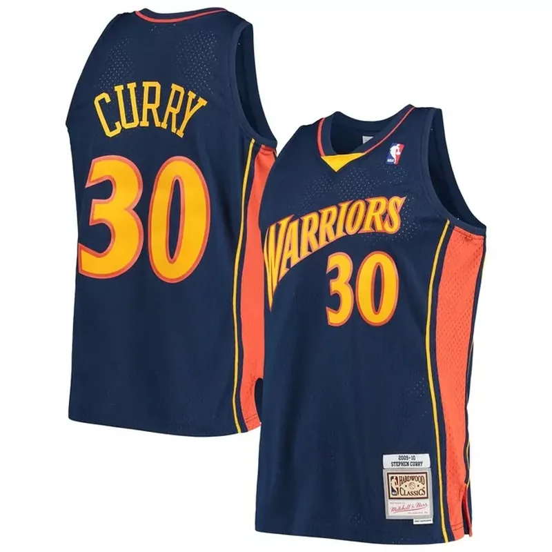 Stephen Curry Golden State Warriors Classics Jersey Navy