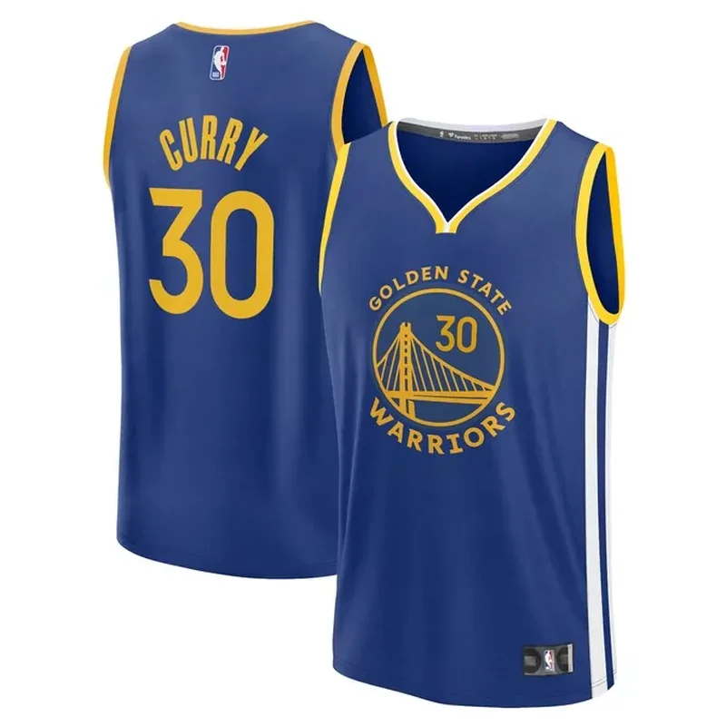 Stephen Curry Golden State Warriors Fast Break Jersey Icon Edition Royal