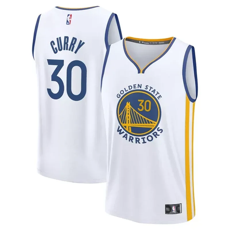 Stephen Curry Golden State Warriors Fast Break Player Jersey Association Edition White